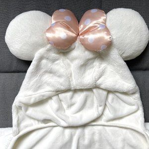 Tokyo Disney Minnie Mouse Ears Blanket w/Hood